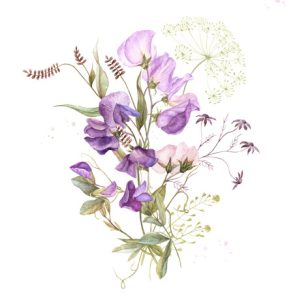   Ti-Flair Szalvéta 33x33 cm 3 Rétegű 20 Lap/Csomag Gentle Summer Bouquet