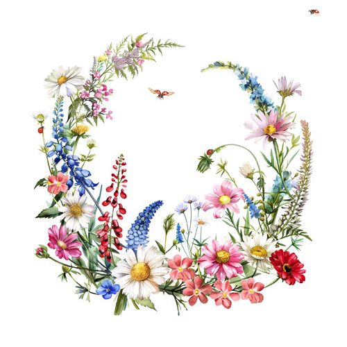 Ti-Flair Szalvéta 33x33 cm 3 Rétegű 20 Lap/Csomag Summer Walk Memories