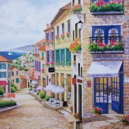  Ti-Flair Szalvéta 33x33 cm 3 Rétegű 20 Lap/Csomag Nouveau Bistro