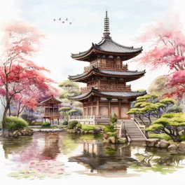   Ti-Flair Szalvéta 33x33 cm 3 Rétegű 20 Lap/Csomag Jardin Japonais