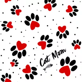 Ti-Flair Szalvéta 33x33 cm 3 Rétegű 20 Lap/Csomag Cat Mom