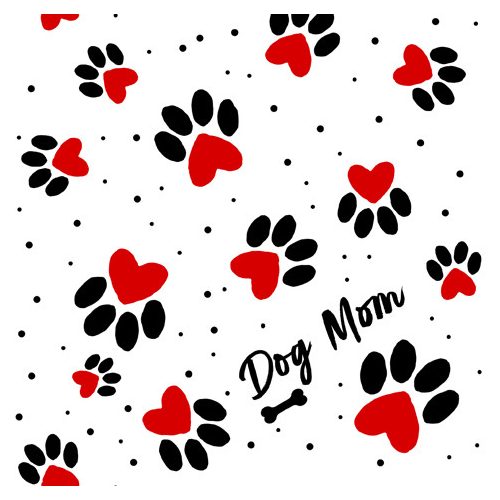 Ti-Flair Szalvéta 33x33 cm 3 Rétegű 20 Lap/Csomag Dog Mom