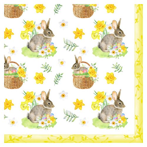 Ti-Flair Szalvéta 33x33 cm 3 Rétegű 20 Lap/Csomag Sweet Easter Mood