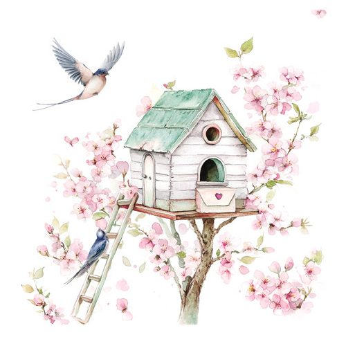 Ti-Flair Szalvéta 33x33 cm 3 Rétegű 20 Lap/Csomag Pajarera En Primavera