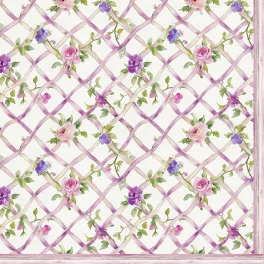   Ti-Flair Szalvéta 33x33 cm 3 Rétegű 20 Lap/Csomag Petites Rosettes En Espalier
