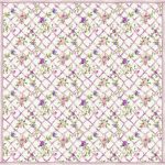 Ti-Flair Szalvéta 33x33 cm 3 Rétegű 20 Lap/Csomag Petites Rosettes En Espalier