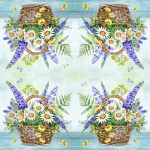 Ti-Flair Szalvéta 33x33 cm 3 Rétegű 20 Lap/Csomag Fleurs Estivales