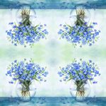 Ti-Flair Szalvéta 33x33 cm 3 Rétegű 20 Lap/Csomag Forget-Me-Not
