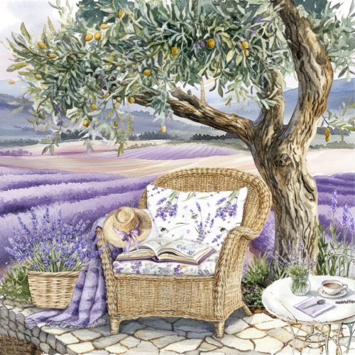 Ti-Flair Szalvéta 33x33 cm 3 Rétegű 20 Lap/Csomag Summer In Provence