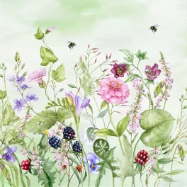   Ti-Flair Szalvéta 33x33 cm 3 Rétegű 20 Lap/Csomag Verano En El Jardin