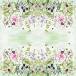 Ti-Flair Szalvéta 33x33 cm 3 Rétegű 20 Lap/Csomag Verano En El Jardin