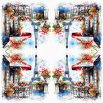 Ti-Flair Szalvéta 33x33 cm 3 Rétegű 20 Lap/Csomag Café À Paris