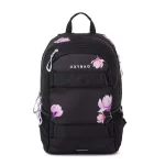 OXY SPORT Hátizsák 24 Liter Flowers Pink Fekete Tolltartóval