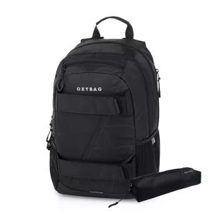 OXY SPORT Hátizsák 24 Liter Black Fekete Tolltartóval