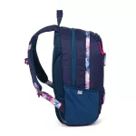 OXY SPORT Hátizsák 24 Liter Flowers Blue Fekete Tolltartóval