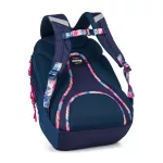 OXY SPORT Hátizsák 24 Liter Flowers Blue Fekete Tolltartóval