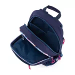OXY SPORT Hátizsák 24 Liter Flowers Blue Fekete Tolltartóval