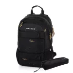 OXY SPORT Hátizsák 24 Liter Flowers Black Fekete Tolltartóval