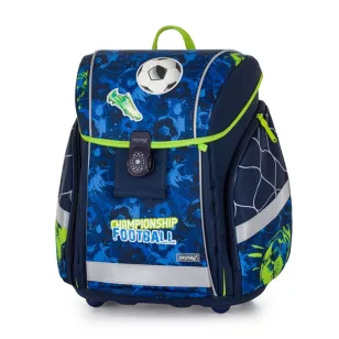 OXY PREMIUM LIGHT Merevfalú Iskolatáska 26 Liter Football