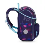 OXY PREMIUM Merevfalú Iskolatáska 27 Liter Butterfly Purple