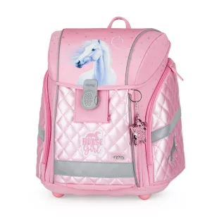   OXY PREMIUM LIGHT Merevfalú Iskolatáska 26 Liter Horse Romantic