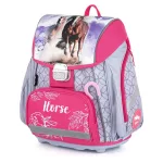 OXY PREMIUM Merevfalú Iskolatáska 27 Liter Horse