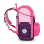 OXY PREMIUM Merevfalú Iskolatáska 27 Liter Butterfly Pink