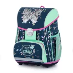 OXY PREMIUM Merevfalú Iskolatáska 27 Liter Butterfly Mint