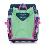 OXY PREMIUM Merevfalú Iskolatáska 27 Liter Butterfly Mint