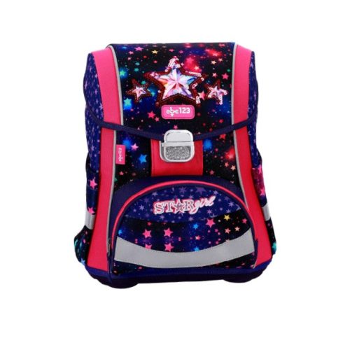 ABC123 Iskolatáska Merevfalú Ergo Classy Star