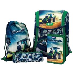 ABC123 Iskolatáska Szett Ergo Premium 4 Részes Tractor