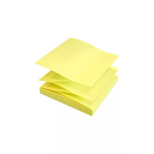 Global Notes Jegyzettömb Öntapadós 76x76 mm 100 Lap Sárga Z Hajtású