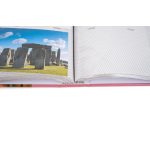 Fotóalbum 17x22,5 cm Ragasztott 200 Darab 10x15 cm-es Fotóhoz Rózsaszín