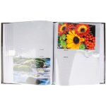 Fotóalbum 19x25 cm Ragasztott 200 Darab 10x15 cm-es Fotóhoz Zöld Növények