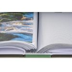 Fotóalbum 19x25 cm Ragasztott 200 Darab 10x15 cm-es Fotóhoz Zöld Növények