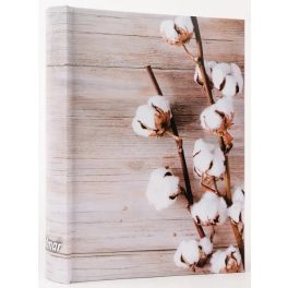   Fotóalbum 19x25 cm Könyvkötésű 200 Darab 10x15 cm-es Fotóhoz Pamutvirág