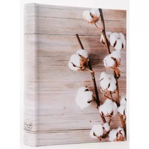   Fotóalbum 19x25 cm Könyvkötésű 200 Darab 10x15 cm-es Fotóhoz Pamutvirág
