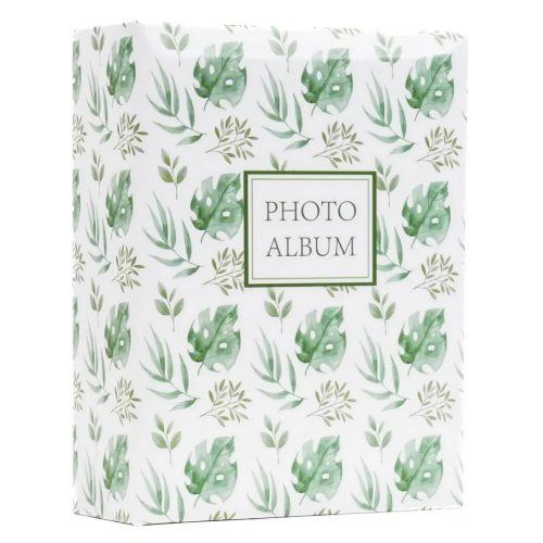 Fotóalbum 12,5x16,5 cm 100 Darab 10x15 cm-es Fotóhoz Monstera