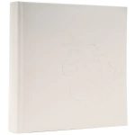 Esküvői Fotóalbum 22x22 cm Könyvkötésű 200 Darab 10x15 cm-es Fotóhoz Fehér Indák