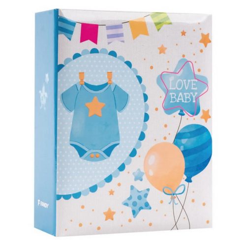 Baba Fotóalbum 11,5x14,5 cm 100 Darab 10x15 cm-es Fotóhoz Kék