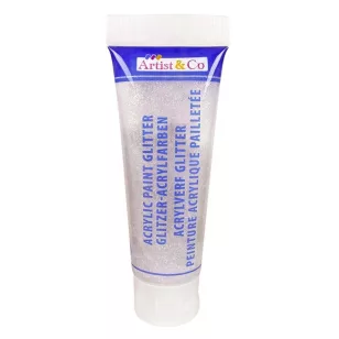 Artist&Co Akrilfesték 75ml Csillámos Ezüst