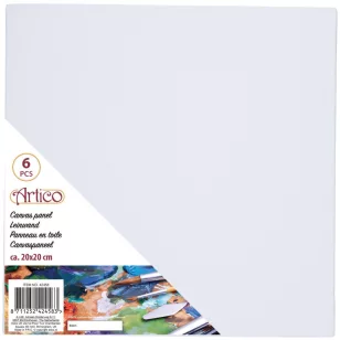 Artico Festővászon Szett 20x20 cm Kasírozott 6 Darabos
