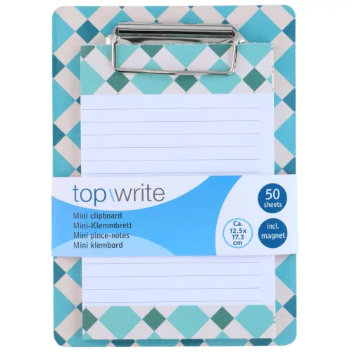Topwrite Jegyzettömb 50 Lapos Táblával Kék