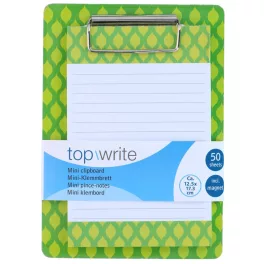 Topwrite Jegyzettömb 50 Lapos Táblával Zöld