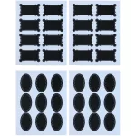 Craft Öntapadós Címke Fekete Kétféle