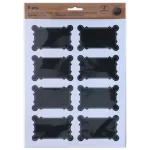 Craft Öntapadós Címke Fekete Kétféle