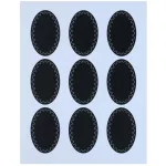 Craft Öntapadós Címke Fekete Kétféle