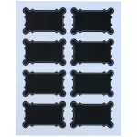 Craft Öntapadós Címke Fekete Kétféle