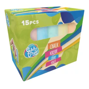 Eddy Toys Aszfaltkréta 15 Darab/Doboz Színes