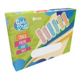 Eddy Toys Aszfaltkréta 6 Darab/Doboz Színes
